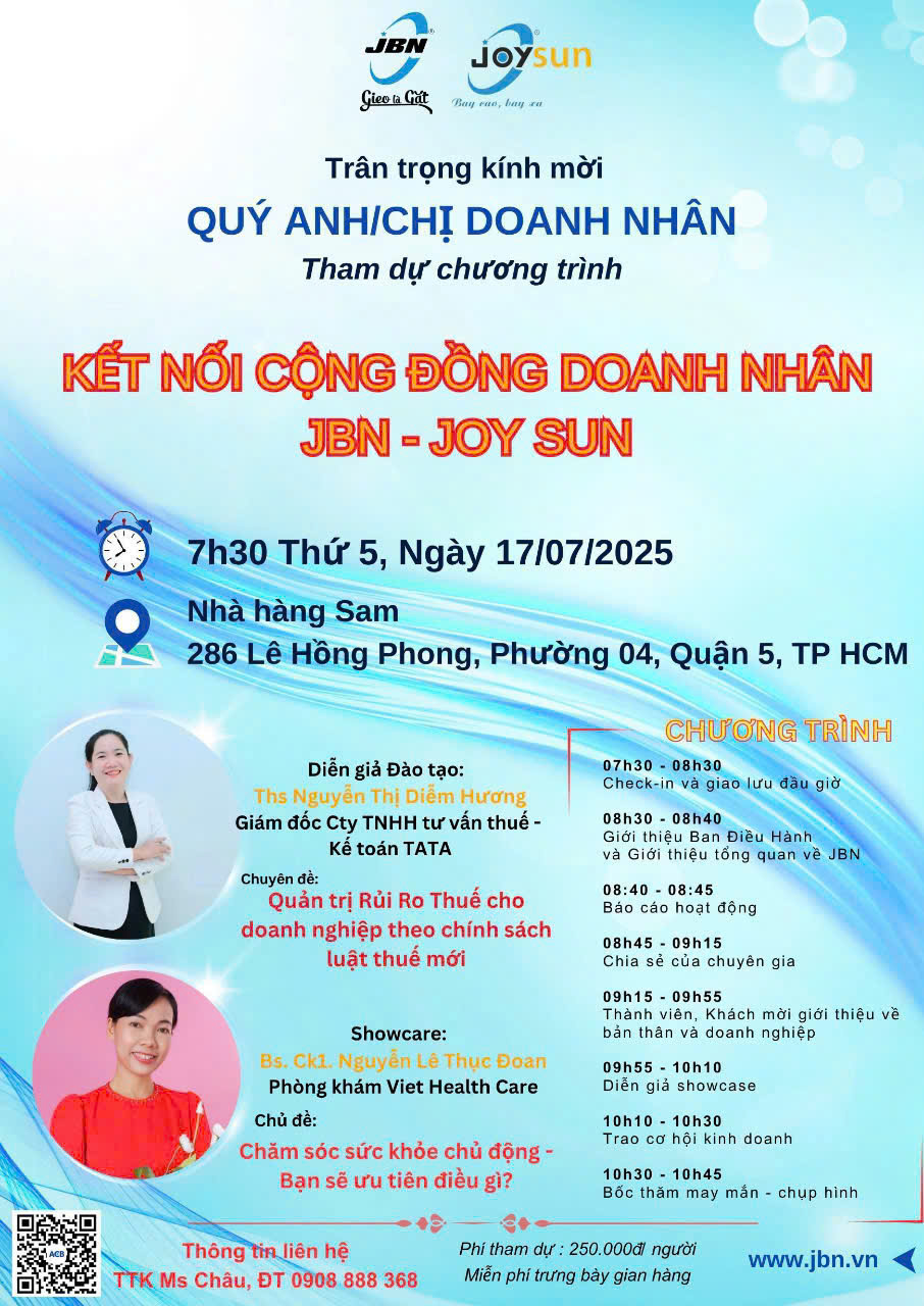 CHIA SẺ QUẢN TRỊ RỦI RO  THUẾ CHO DOANH NGHIỆP THEO CHÍNH SÁCH LUẬT MỚI TẠI CỘNG ĐỒNG VBCI